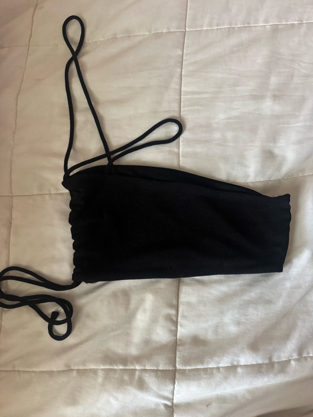 Princess Polly bandeau crop top with asymmetric strap